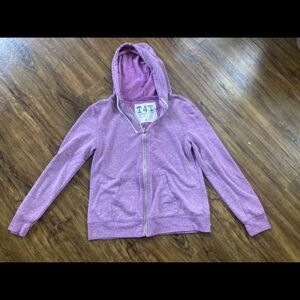 Women's Lavender Zip-Up Hoodie